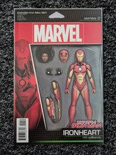 Invincible Iron Man #1 (2015) NM - JTC Action Figure Variant - Ironheart