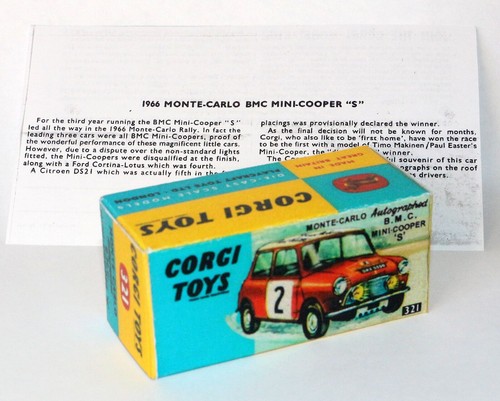 Corgi toys box - toys, 321