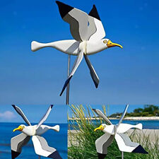 Funny Lovely Durable Whirligig Seagull Windmill Wind Spinner For Garden Kid Gift