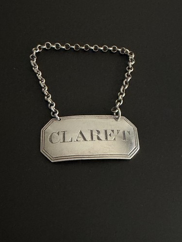 Georgian solid silver claret - solid,