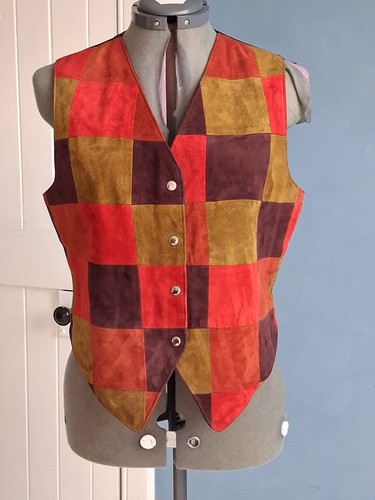 Vintage suede patchwork - vintage,