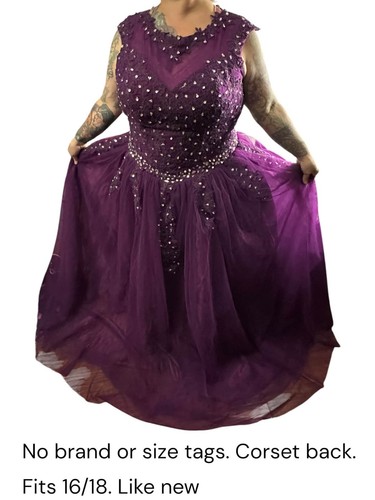 Gorgeous purple formal - purple,
