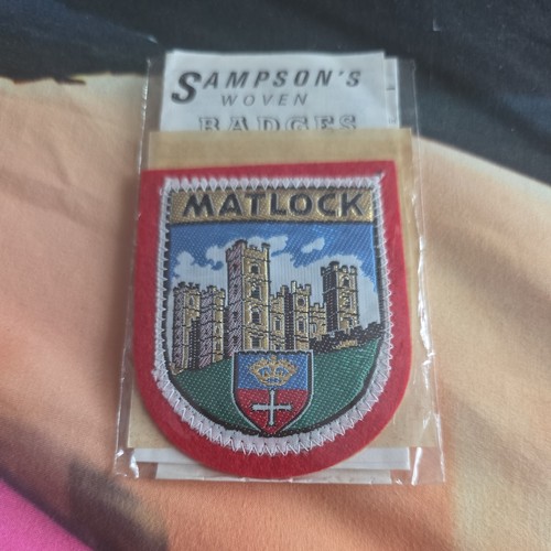 Matlock cloth badge - matlock,