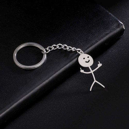 Metal keychain key ring - keychain,