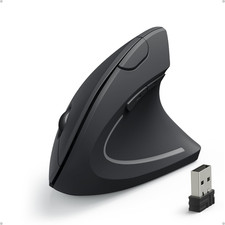 Anker 2.4G Wireless Vertical Ergonomic Optical Mouse 800/1200/1600 DPI 5 Buttons