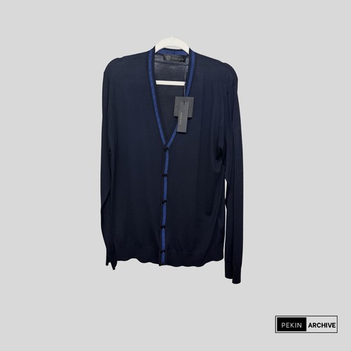 Versace greca trim cardigan - versace,