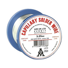 Capillary Lead Solder Wire 3.25mm 250 grams AIM UK LTD