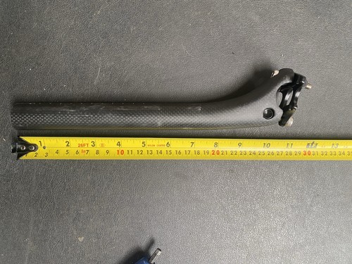 Carbon seatpost 2mm 280mm - seatpost, 27.2mm