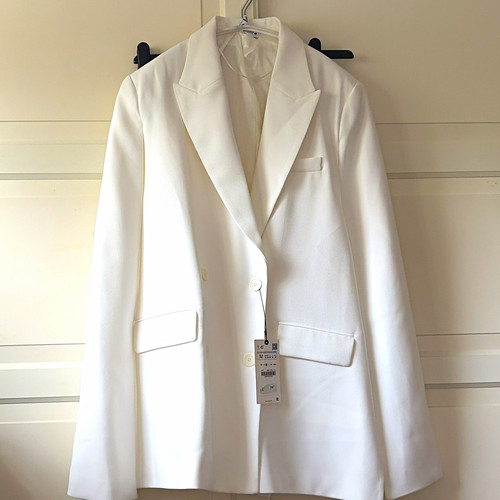 Zara women white crepe - zara,