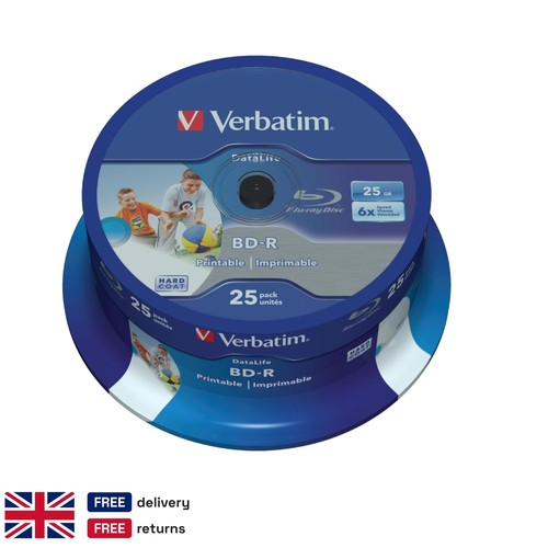 25x verbatim 25gb 6x - 25x,