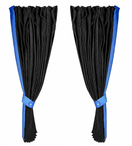 Black and blue lux - and, pleat