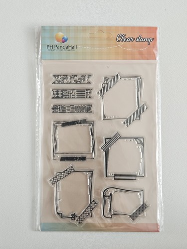 Clear stamps notes memos - clear,