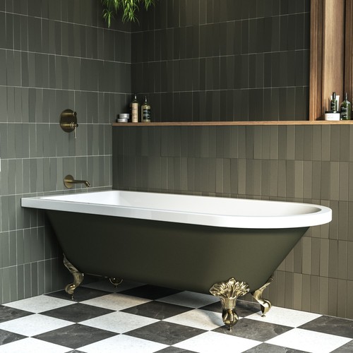 Dark green freestanding - freestanding, single