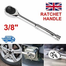 Professional 3/8" Drive Ratchet Handle Quick Release Reversible Socket Wrench UK