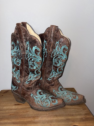 Women corral brown heeled - brown,