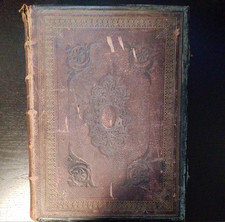 1868 bible with brass clasps
