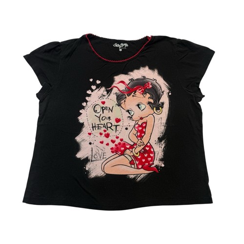 Betty boop sleepshirt womens - boop,