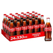 Coca Cola Original Glass Bottle Pack of 24 x 330ml