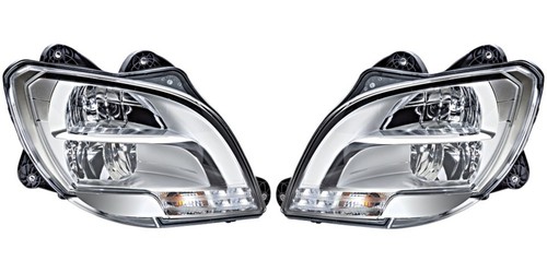 Hella headlights set left - , +
