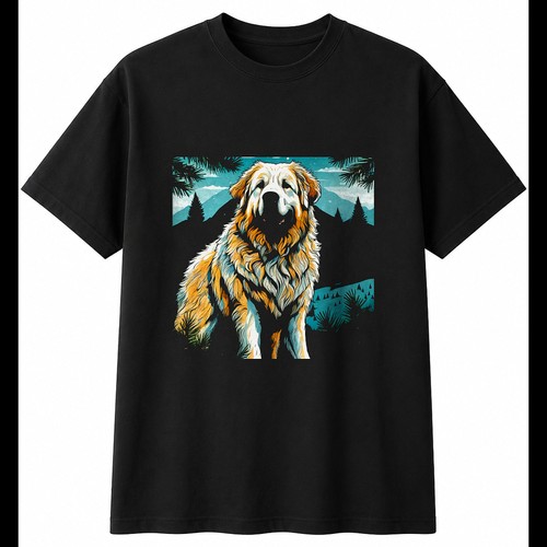 Detailed pyrenean mountain dog - detailed,