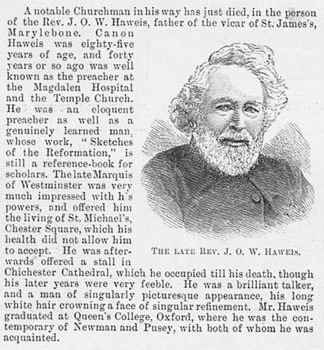 Rev haweis prebendary - rev,