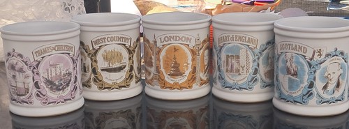 Denby region counties - denby, mugs