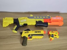 NERF Gun Fortnite Bundle Legendary Tac Blaster Shotgun, SP-L Pistol, + Bullets 