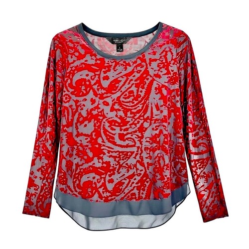 Simply vera velvet burnout top - simply,