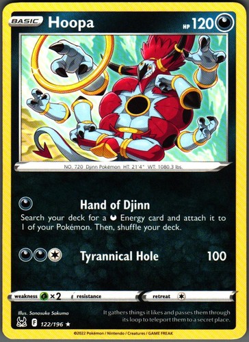 Hoopa 122 196 rare - 122/196,