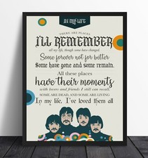 The Beatles - In My Life Lyric