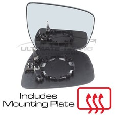 Wing mirror glass fits nissan - glass,