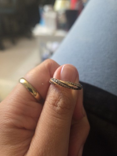 Vian chocolate diamond ring - le,