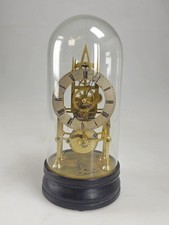 Christie of Chancery London Single Fusee Skeleton Clock Under Dome 
