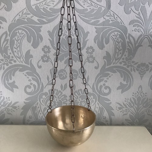 Hanging basket brass metal - hanging,