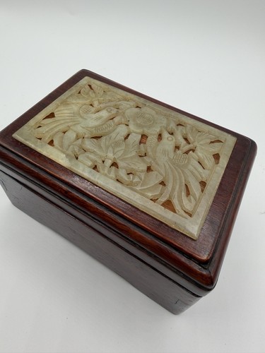 Vintage chinese wooden trinket - vintage,