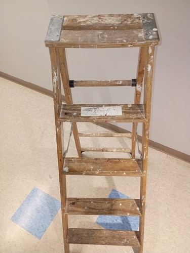 Vintage rustic 5ft werner - rustic, 5ft.