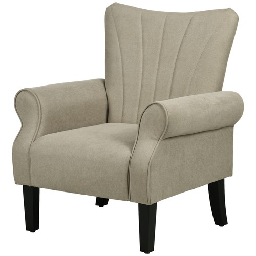 Homcom modern accent chair - modern,
