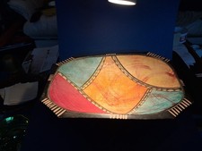 African Hand Carved Bright