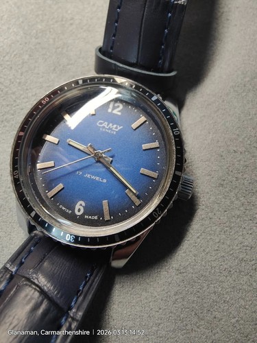 Vintage camy geneve blue faced - vintage,