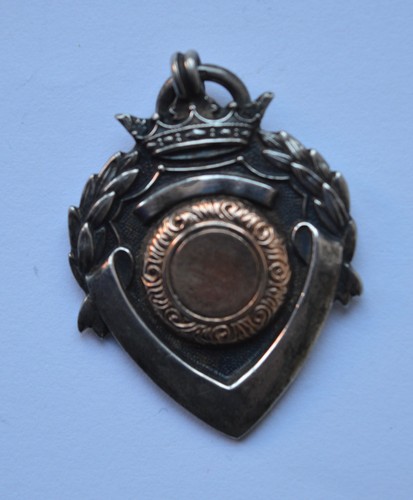 Shield sterling silver - shield, fob