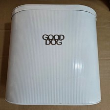 Large dog food storage tin - dog,