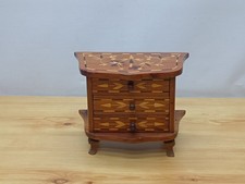 Vintage Inlaid Wood Marquetry