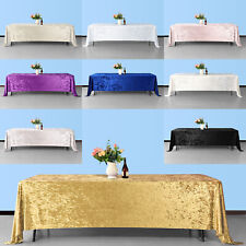 Rectangle Crushed Velvet Table