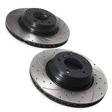 FRONT DRILLED GROOVED 330MM BRAKE DISCS FOR BMW 3 SERIES E90 330i 325i 05-11