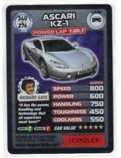 Top Gear Turbo Challenge  Cards 221 To 253 Rares Choose which you require 