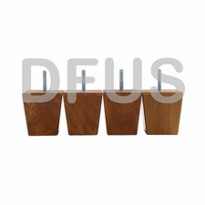 Wooden block furniture legs - 4x,