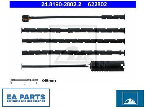 Warning contact brake pad - warning,