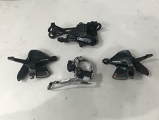 Shimano front  & rear deore 8speed/triple mechanisms plus shifters