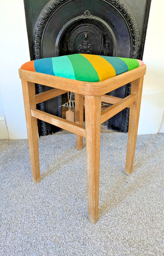 Vintage wooden stool