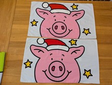 M&S Percy Pig Single Duvet Cover Set Marks & Spencer Christmas Percy Pig Bedding